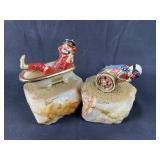 Pair of Ron Lee Signed Hobo Clowns, 1984