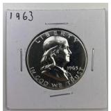 1963 Proof Franklin Half Dollar, US 50c