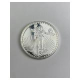 1oz Silver Round, St. Gaudens Style .999