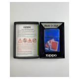 Ace Card Blue Zippo, Windproof Lighter Unfired