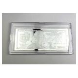 1oz Silver $100 Bill, Ohio OH State Bar, .999