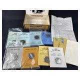 (9) Vintage State Medals w/ Booklets in Cigar Box