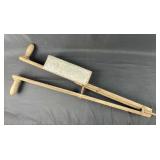 Rustic Wood/Metal Farm Equipment