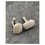 Vintage Tiffany & Co. 18K Gold & Silver Cuff Links