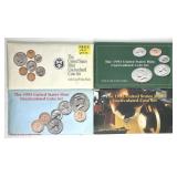 1992-1995 US Mint Coin Sets