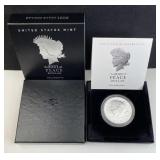 2021 Peace Silver Dollar, US Mint 100th Anniv. NEW