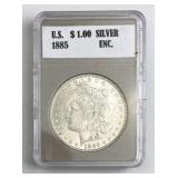 1885 Morgan Silver Dollar, Nice Luster