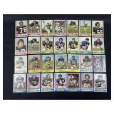 1974 Topps Football Cards Collection, EX