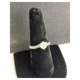 925 Silver & CZ Gemstone Elegant Ring