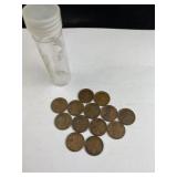 (13) US Wheat Cents 1910s-30s