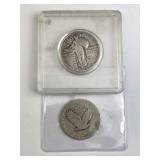 1925, 1926-D Standing Liberty Quarters