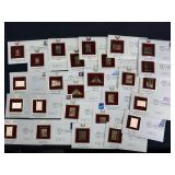 (26) 22kt Gold 1st Day of Issue Stamp Covers