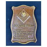 Vintage Cub Scouts BSA Plaque
