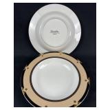 Pair of Christian Dior Bowls, Gilded 9"