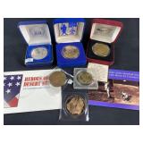 (8) Assorted Sports & Americana Medals, Exonumia