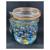 Jar of Vintage Marbles