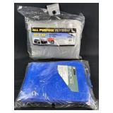 Pair of New Tarps, One w/ Bungees