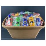 Bin FULL of Pull-Back Toy Cars