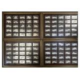 (100) Silver Car Art Bars in Chest, Franklin Mint