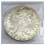 Silver Austria Maria Theresa Thaler 1780 Restrike