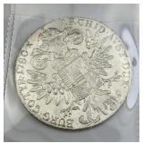Silver Austria Maria Theresa Thaler 1780 Restrike