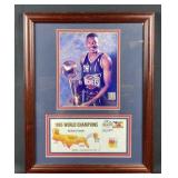Hakeem Olajuwon Autographed Picture /500