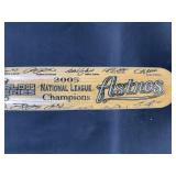 Limited Edition Astros Team Autographed Bat