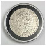1886 Morgan Silver Dollar, VF, U.S. $1 Coin