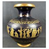 Vintage Handmade Grecian 24K Gilded Vase