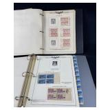 (2) Vintage Stamp Albums, Partially Complete