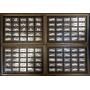 (100) Silver Car Art Bars in Chest, Franklin Mint