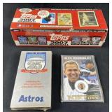 2007 Topps Sealed Set, A-Rod Coin, Astros Tape