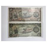 1914 Gobierno Provisional de Mexico 20 & 50 Peso