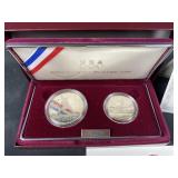 US Mint 1992 Olympic Proof 2pc Set in O.G.P.