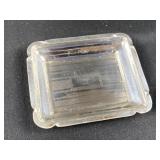 925 Sterling Silver Ashtray, Monogrammed 