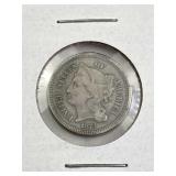 1873 U.S. 3 Cent Nickel, 