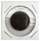 1892 Canadian Large One Cent, VF