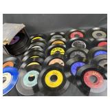 Collection of Vintage .45rpm 7" Vinyl Records