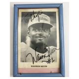 Warren Moon Personalized Autograph Picture