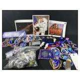 Signed NASA Astronaut Pic w/ Toys & Stickers, Etc.