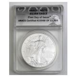 2009 MS-70 Highest Grade Silver Eagle, ANACS