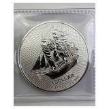 2022 Cook Islands 1oz Silver Pirate