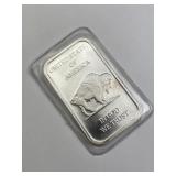 1oz Buffalo Style Silver Bar .999