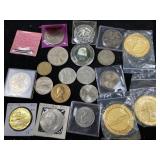 Collection of Assorted Large World Coins