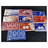 2001-2005 U.S. Mint Sets, P,D Included in Each