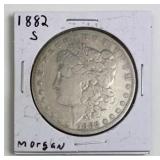 1882-S Morgan Silver Dollar, U.S. $1 Coin