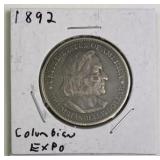 1892 Columbian Exposition Classic Commem Half