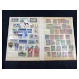 Nice Assorted Stamps Collection in Brown Book
