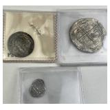 (3) Ancient Coins, At Least 1 Silver