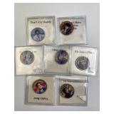 Elvis Presley Quarter Set, 7 Coins